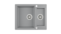Кухонная мойка CLIVO 60 S-TQ 1½B ALUGRAUMETALLIC