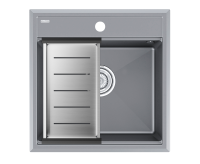 Комплект: Мойка STEPIA 50 + коландер ADVANCE PM115051-GRM+A375-BS