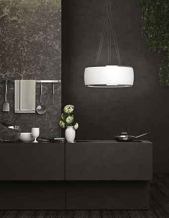 Вытяжка SOFFIO IS.58  White Satin Glass Falmec купить в Волгограде | Всегда в наличии! | Артикул CSAI58.E0P7#ZZZF461F | Официальный сайт LEADER-BT