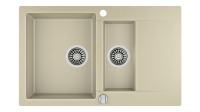 Кухонная мойка CLIVO 60 B-TQ 1½B 1D TOPAZ BEIGE